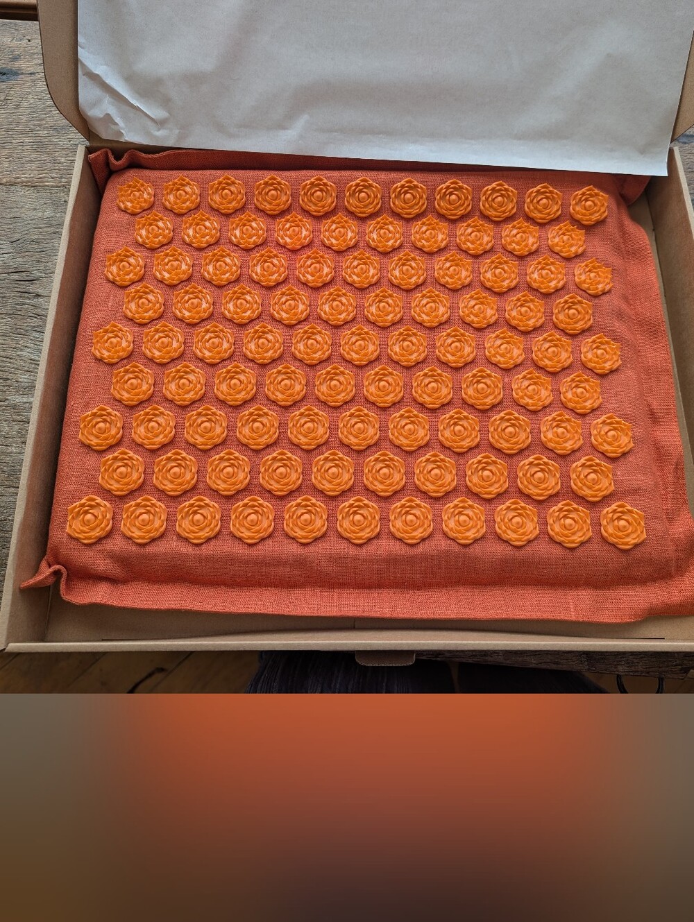 NEW Pranamat Massage Mat Mini Orange/Amber